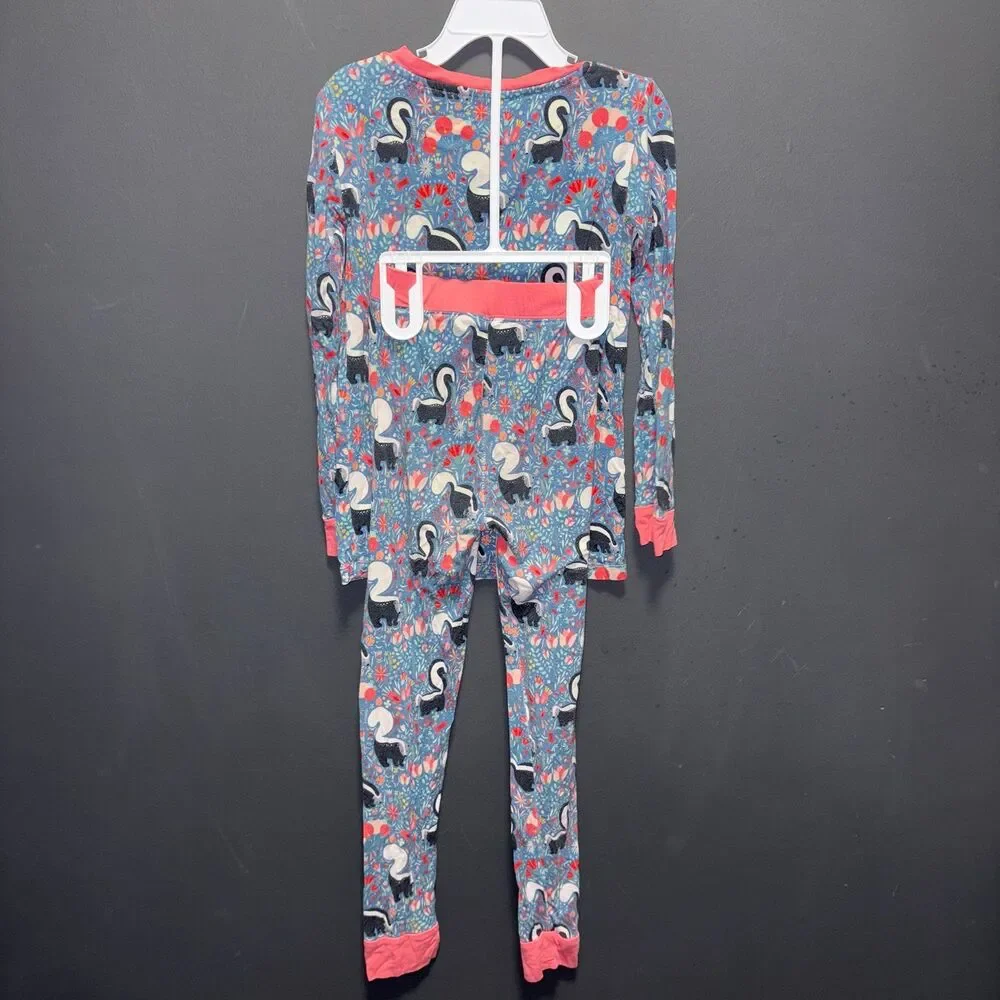 Growning Sweetpeas So Stinkin' Cutie Long Sleeve Bamboo Pajamas Girls 5-6